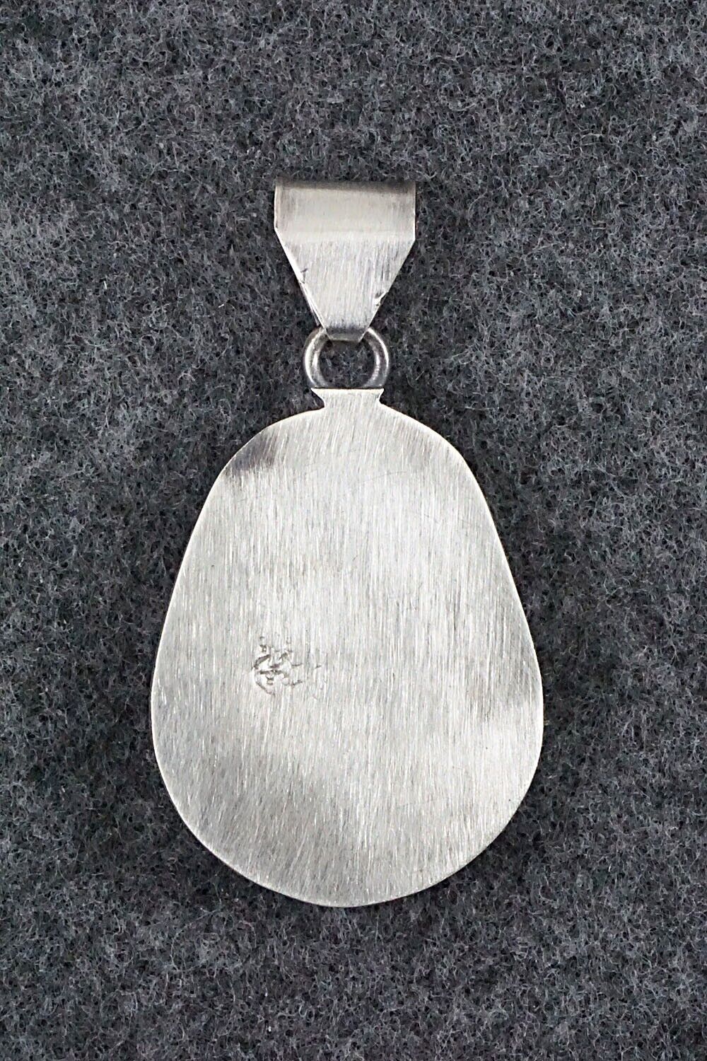 Turquoise and Sterling Silver Pendant - Sharon McCarthy