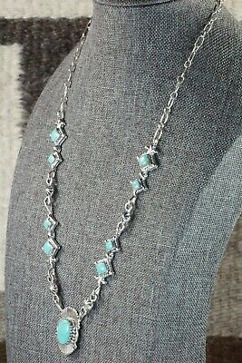Turquoise & Sterling Silver Necklace - Bobby Platero