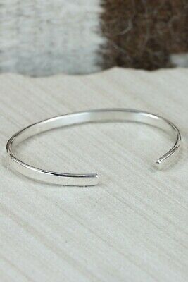 Navajo Sterling Silver Bracelet - Elaine Tahe
