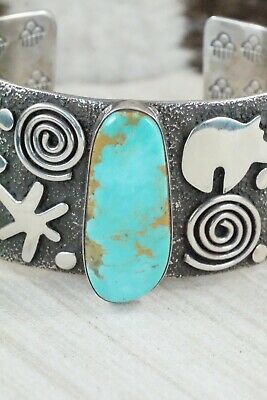 Turquoise and Sterling Silver Bracelet - Alex Sanchez