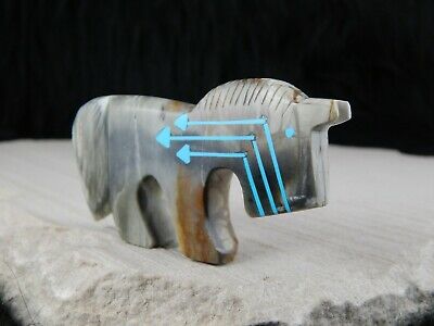 Horse Zuni Fetish Carving - Kenric Laiwakete - High Lonesome Trading