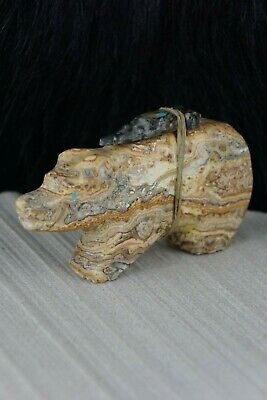 Bear Zuni Fetish Carving - Kevin Quam - High Lonesome Trading