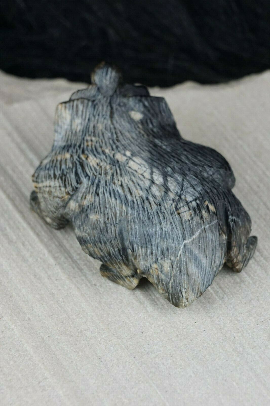 Badger Zuni Fetish Carving - Alvin Haloo - High Lonesome Trading