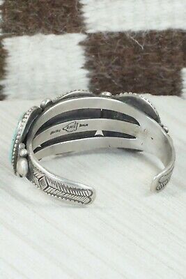 Turquoise and Sterling Silver Bracelet - Calvin Martinez