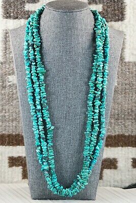 Navajo 3 Strand Turquoise Necklace - Native American