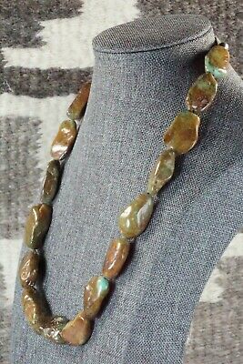 Turquoise & Sterling Silver Necklace - Navajo