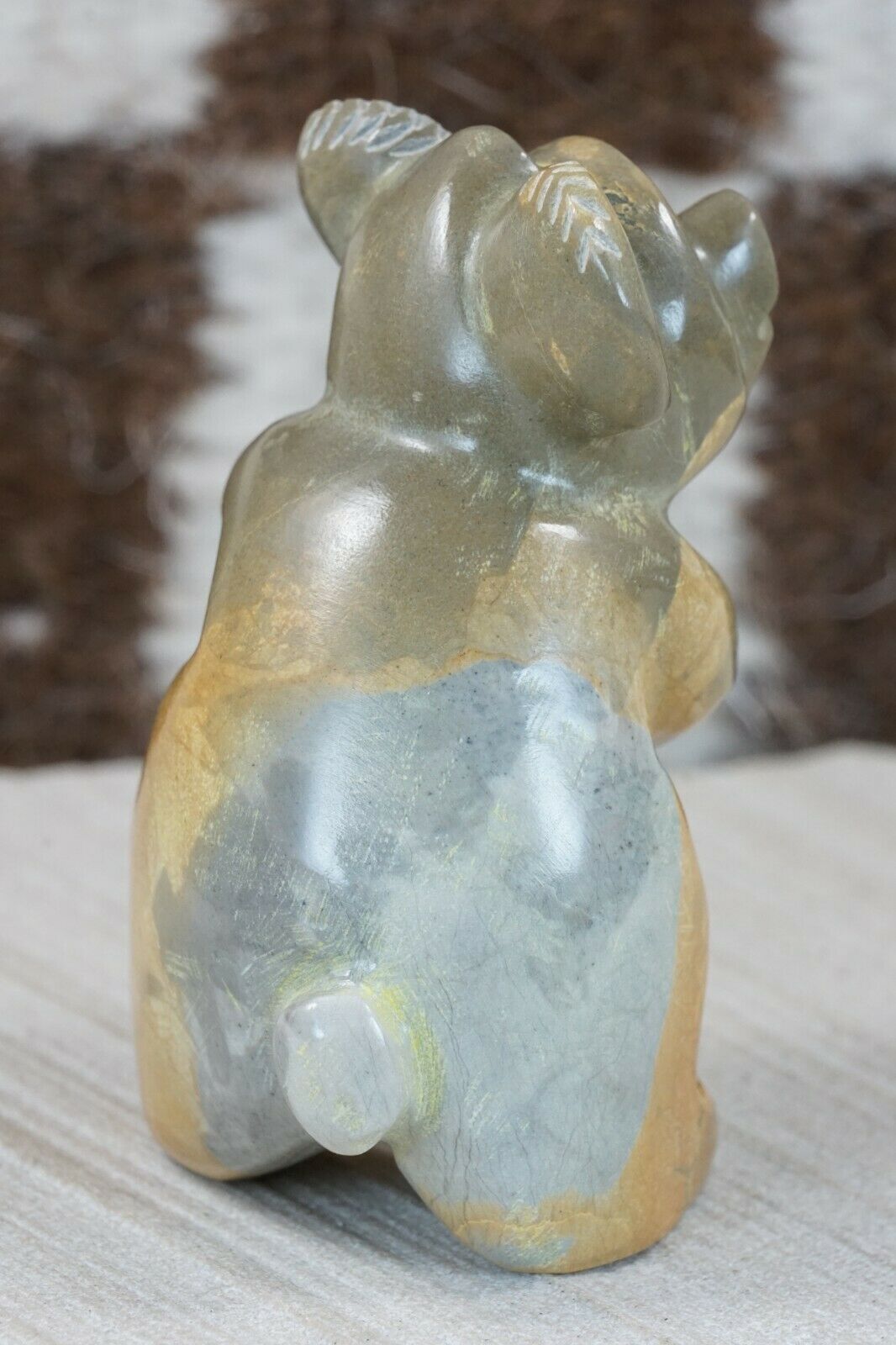Koala Bear Zuni Fetish Carving - Enrike Leekya