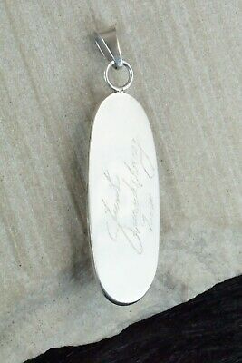Mother of Pearl and Sterling Silver Corn Maiden Pendant - Stuart Quandelacy