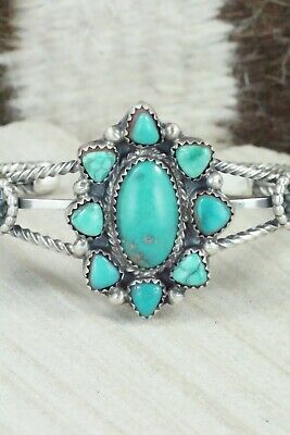 Turquoise & Sterling Silver Bracelet - Roberta Begay