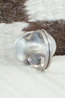 Spiny Oyster and Sterling Silver Ring - Selina Warner - Size 8.75