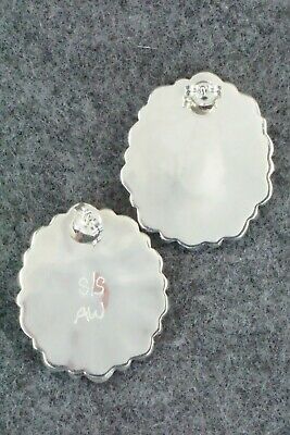 Turquoise & Sterling Silver Earrings - Alicia Wilson