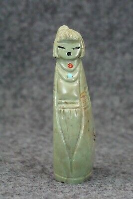 Corn Maiden Zuni Fetish Carving - Sandra Quandelacy