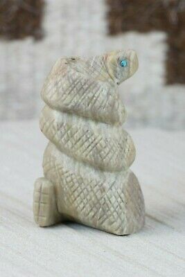 Rattle Snake Zuni Fetish Carving - Lavina Kaskalla - High Lonesome Trading