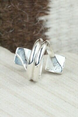 Turquoise & Sterling Silver Ring - Bobby Platero - Size 7.5