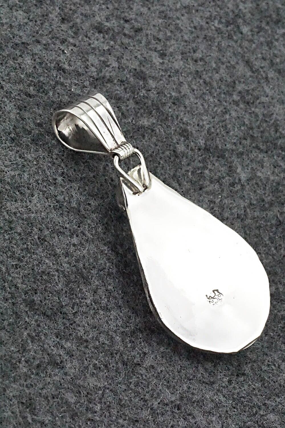 Turquoise & Sterling Silver Pendant - Henry Attakai