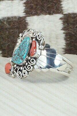 Turquoise & Sterling Silver Bracelet - Shirley Largo - High Lonesome Trading