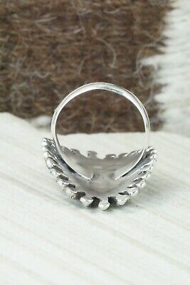 Turquoise & Sterling Silver Ring - Vincent Johnson - Size 9