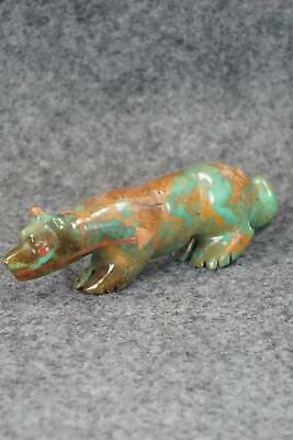 Mountain Lion Zuni Fetish Carving - Andres Quandelacy