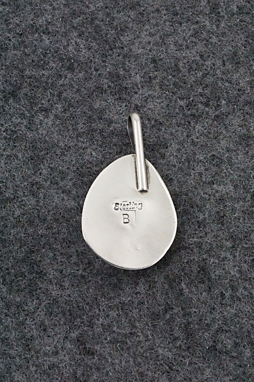 Turquoise & Sterling Silver Pendant - Ervin Begay