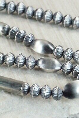 Sterling Silver Navajo Pearl Necklace - Preston Haley