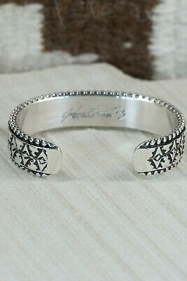 Navajo Sterling Silver Bracelet - Jonathan Nez