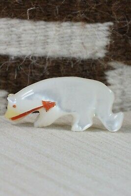 Mountain Lion Zuni Fetish Carving - Andres Quandelacy