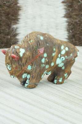 Buffalo Zuni Fetish Carving - Andres Quandelacy