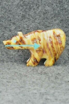 Bear Zuni Fetish Carving - Andres Quandelacy