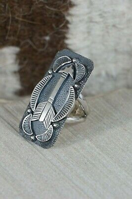 Navajo Sterling Silver Arrow Ring - Native American - Size 5.5 - High Lonesome Trading