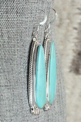 Turquoise & Sterling Silver Earrings - Sharon McCarthy