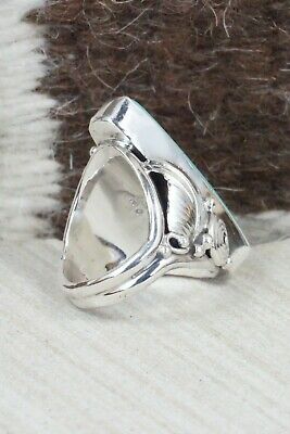 Turquoise & Sterling Silver Ring - Darrell Morgan - Size 6