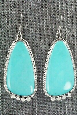 Turquoise & Sterling Silver Earrings - Sharon McCarthy