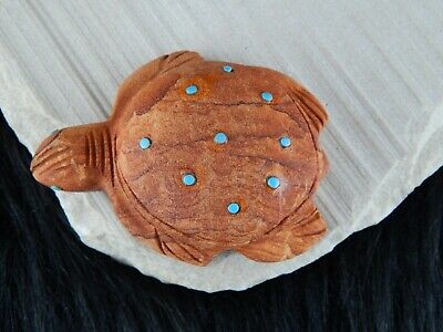 Turtle - Zuni Fetish - Louise Ponchuella - Zuni Turtle Carving - Native American - High Lonesome Trading