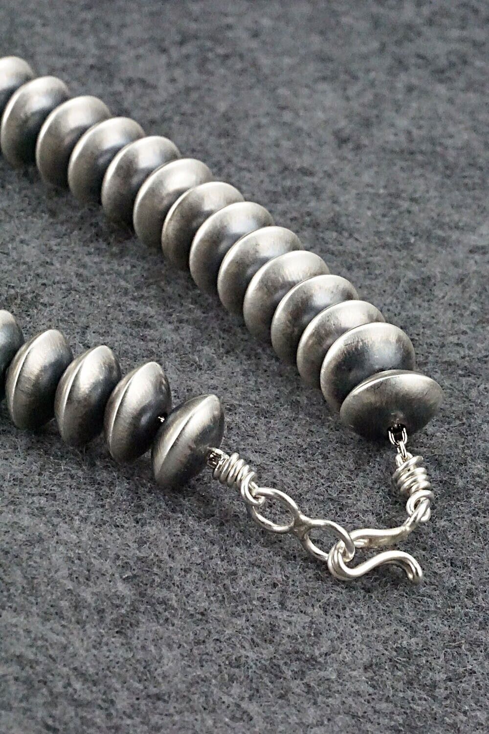 Sterling Silver Navajo Pearl Necklace - Jan Mariano