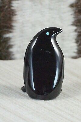 Penguin Zuni Fetish Carving - Calvert Bowannie