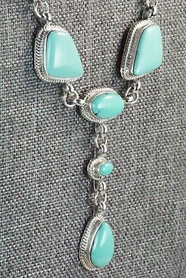 Turquoise & Sterling Silver Jewelry Set - Mark Barney