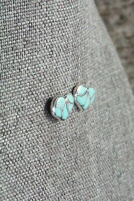 Turquoise & Sterling Silver Earrings - Thurza Leekya