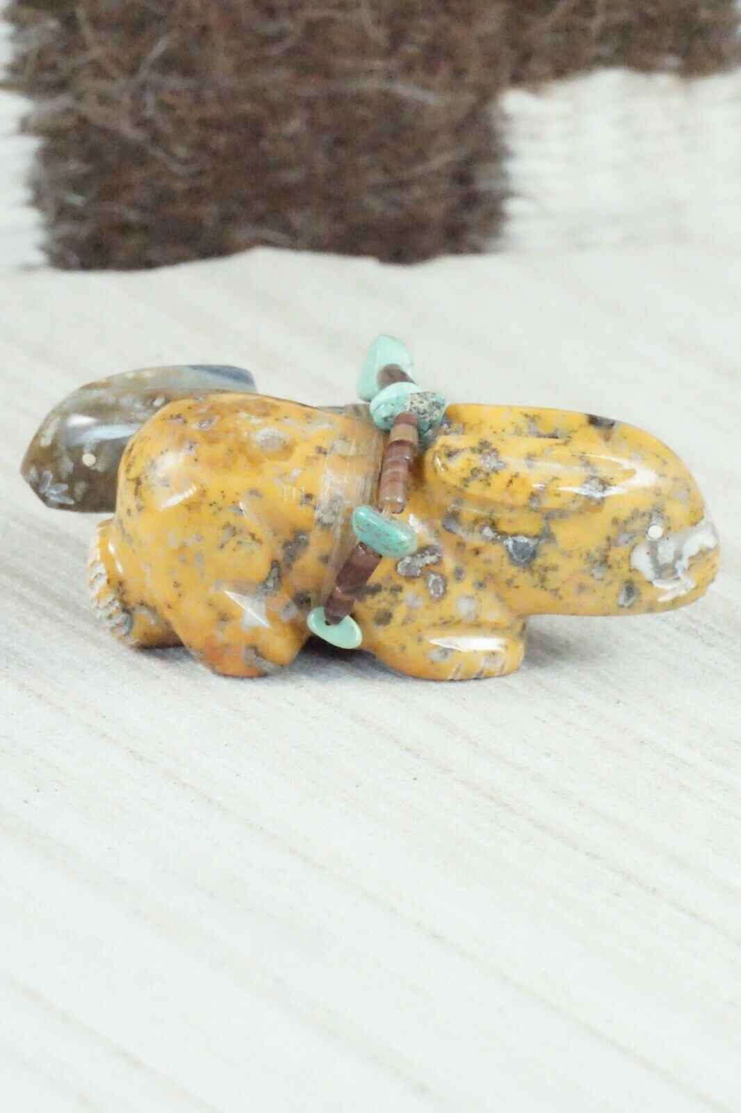 Rabbit Zuni Fetish Carving - Daisy Natewa - High Lonesome Trading