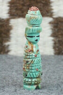 Corn Maiden Zuni Fetish Carving - Carl Etsate