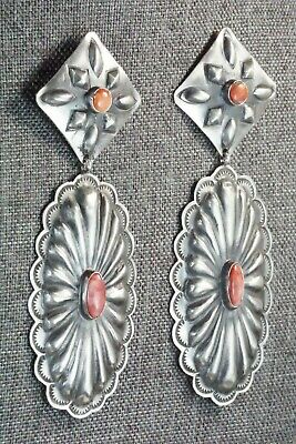 Spiny Oyster and Sterling Silver Earrings - Rita Lee