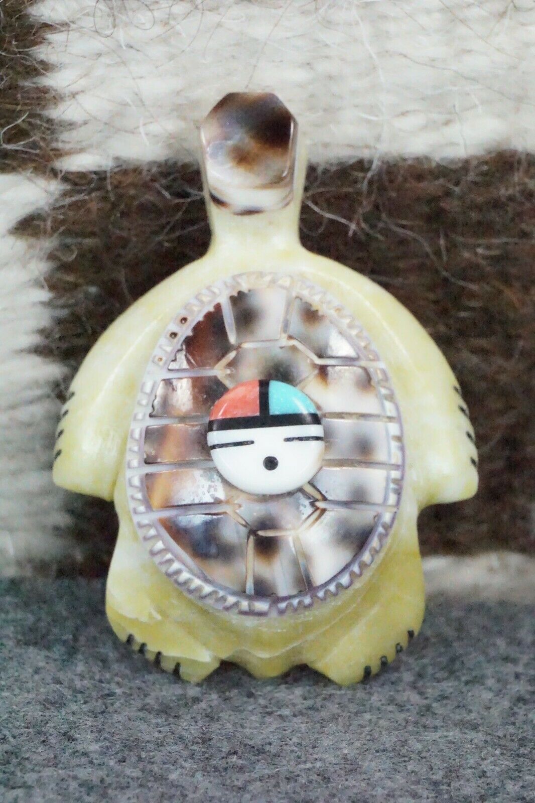 Turtle Zuni Fetish Carving - Darrin Boone - High Lonesome Trading