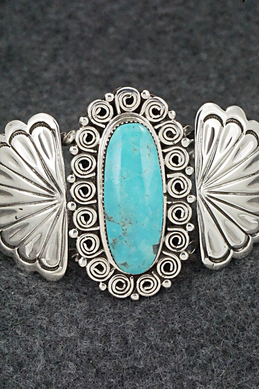 Turquoise and Sterling Silver Bracelet - Angie Platero