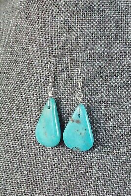 Navajo Turquoise and Sterling Silver Earrings - Native American