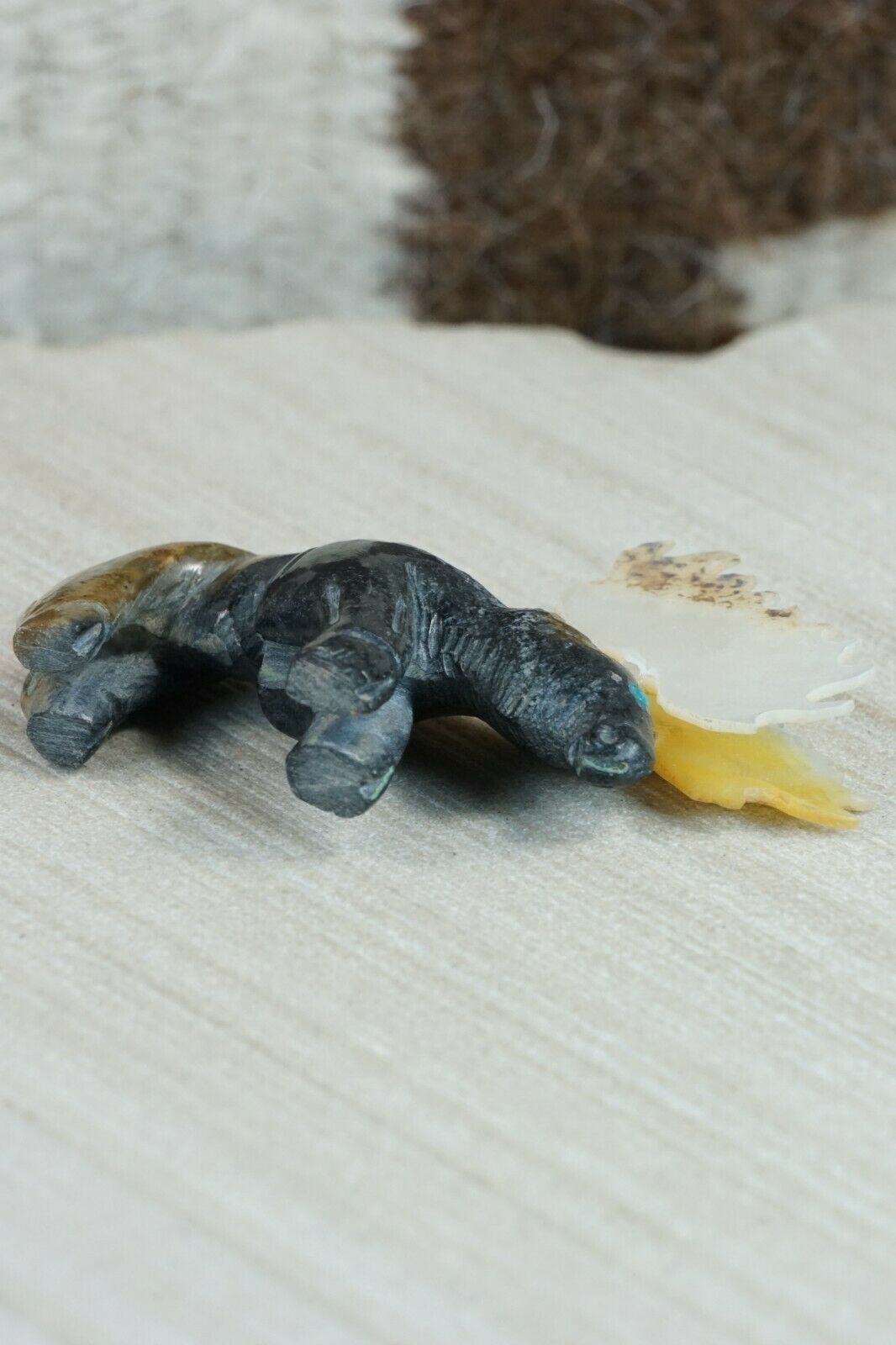 Moose Zuni Fetish Carving - Jonas Hastito