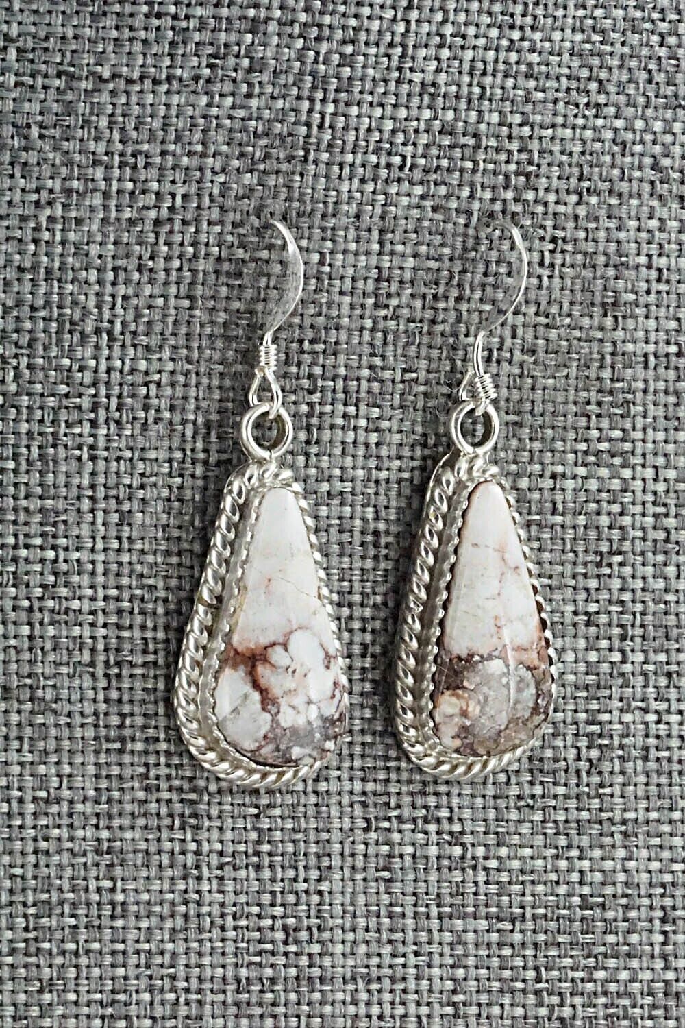 Wild Horse & Sterling Silver Earrings - Sheena Jack