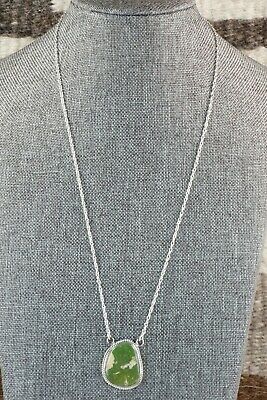Navajo Turquoise & Sterling Silver Necklace - Annie Spencer