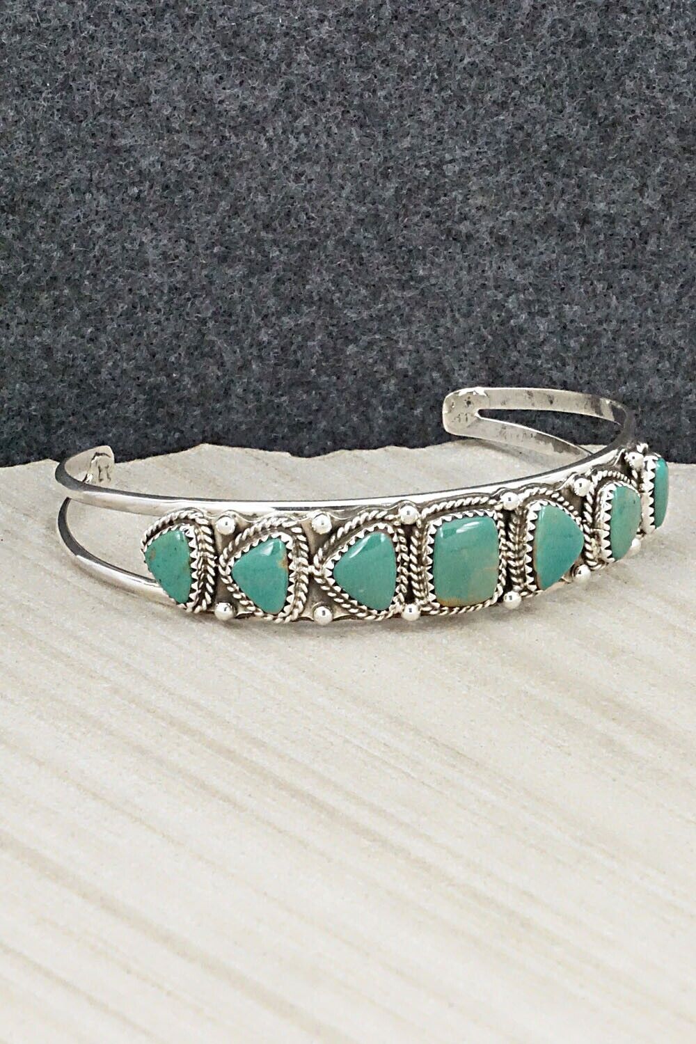 Turquoise & Sterling Silver Bracelet - Roberta Begay