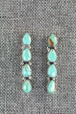Turquoise and Sterling Silver Earrings - Sadie Jim