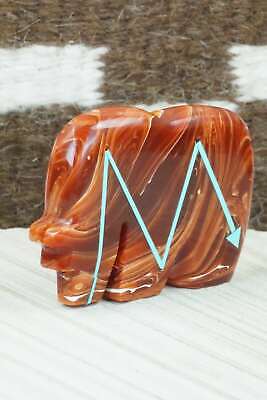 Bear Zuni Fetish Carving - Bernard Laiwakete