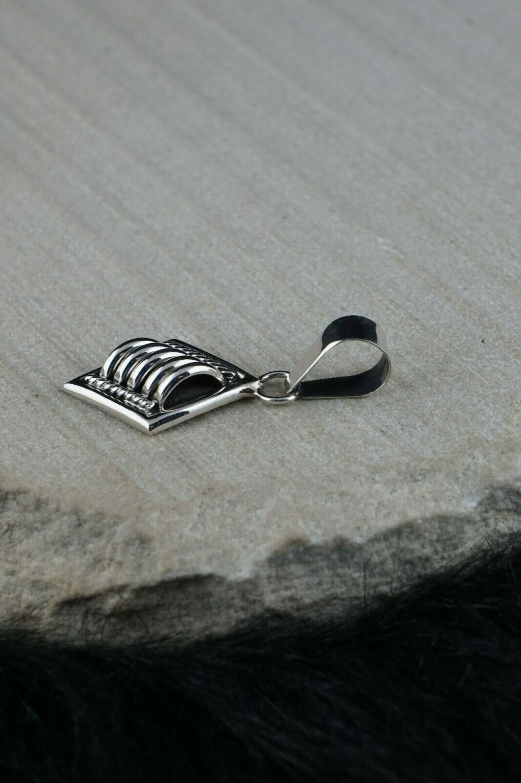Sterling Silver Pendant - Thomas Charley - Navajo - High Lonesome Trading